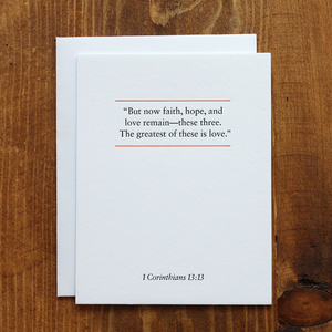 1 Corinthians 13:13